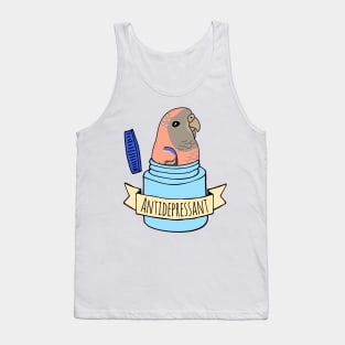 Antidepressant Bourke's Parakeet Tank Top